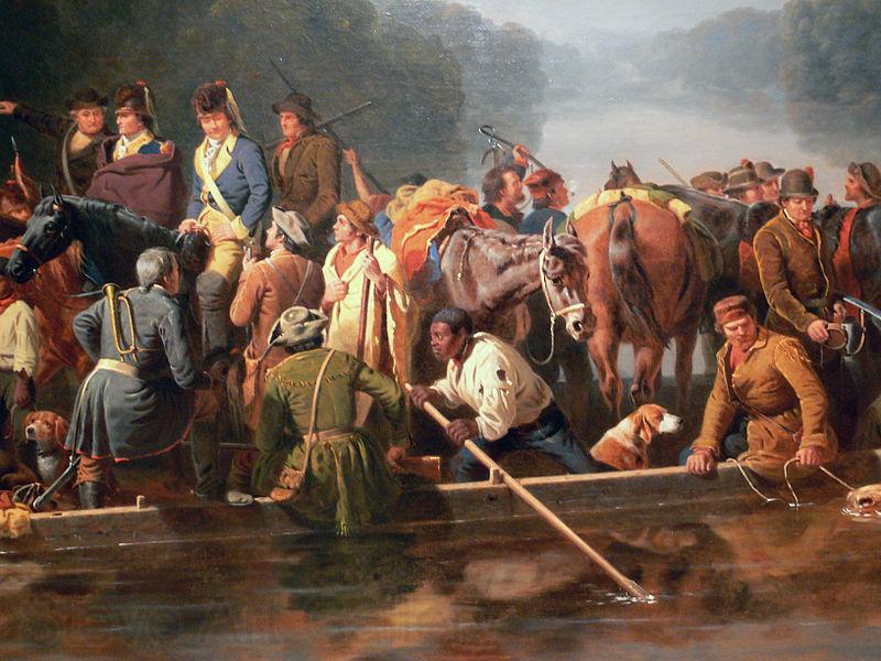 William Ranney Marion Crossing the Pee Dee Norge oil painting art